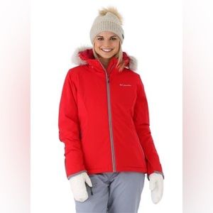 Colombia Alpine Slide Insulated Jacket - Red Lily